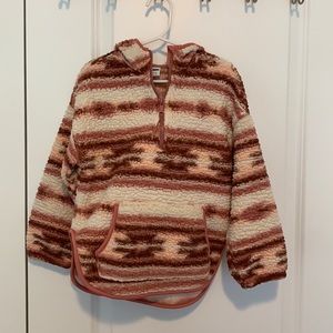 Old Navy Sherpa Pullover with Hood